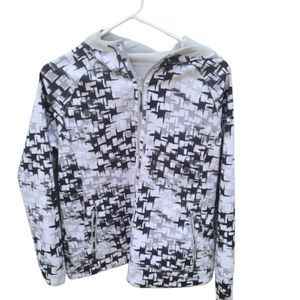 Columbia Womens Large White Titanium Reversible Full Zip Hoodie Jacket large